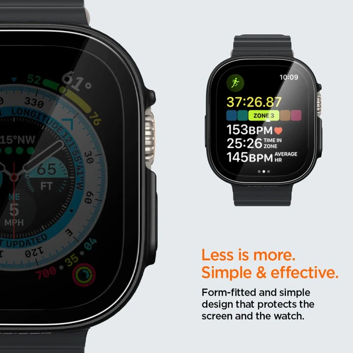 Case Spigen Thin Fit 360 Apple Watch Ultra 49mm Black