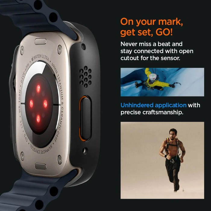 Case Spigen Thin Fit 360 Apple Watch Ultra 49mm Black