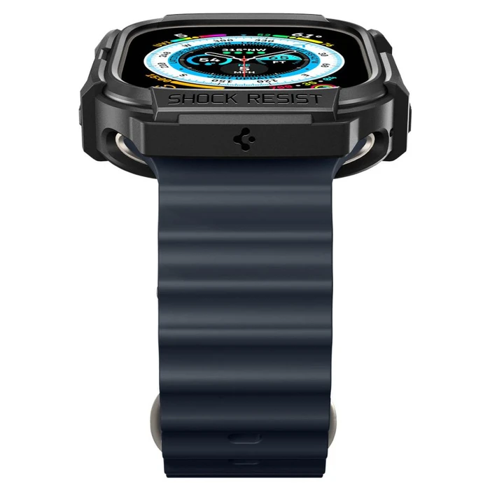 Case Spigen Rugged Armor Apple Watch Ultra 49mm Matte Black