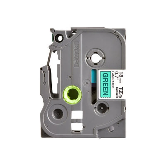 Μελανοταινία Brother TZe741 18mm Green/bla