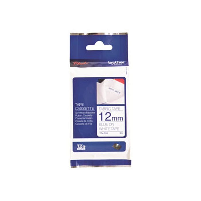Ταινία Ετικετογράφου Brother TZEFA3 12mm White/Blue