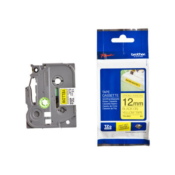 Μελανοταινία Brother TZeS631 12mm Yellow/Bluea