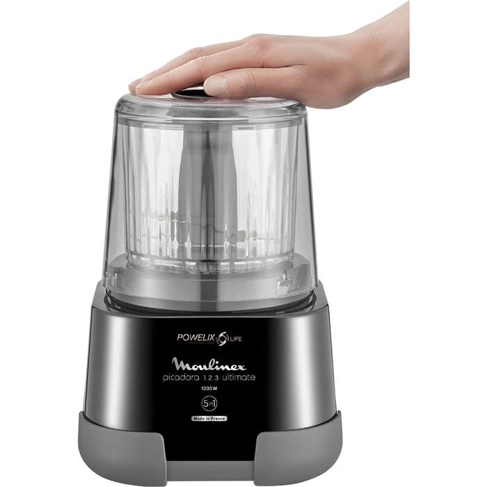 Moulinex Moulinette Ultimate DP8108 - Hand Blender & Food Chopper, Black