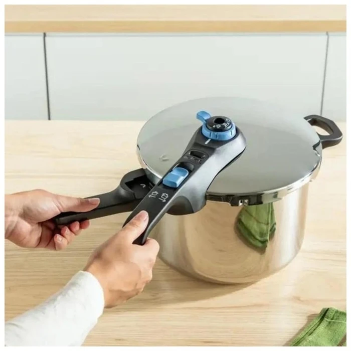 Tefal Secure Trendy P2580701 Χύτρα Ταχύτητας / Ατμομάγειρας 6L, Ασημί