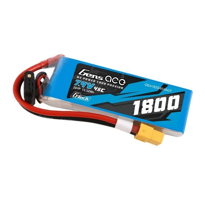 Μπαταρία GensAce G-Tech LiPo 1800mAh 7.4V 45C 2S1P XT60