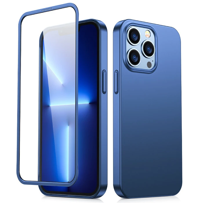 Joyroom 360 Full Case + tempered glass Apple iPhone 13 Pro Max (JR-BP928 blue)