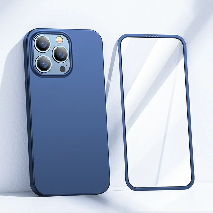 Joyroom 360 Full Case + tempered glass Apple iPhone 13 Pro Max (JR-BP928 blue)