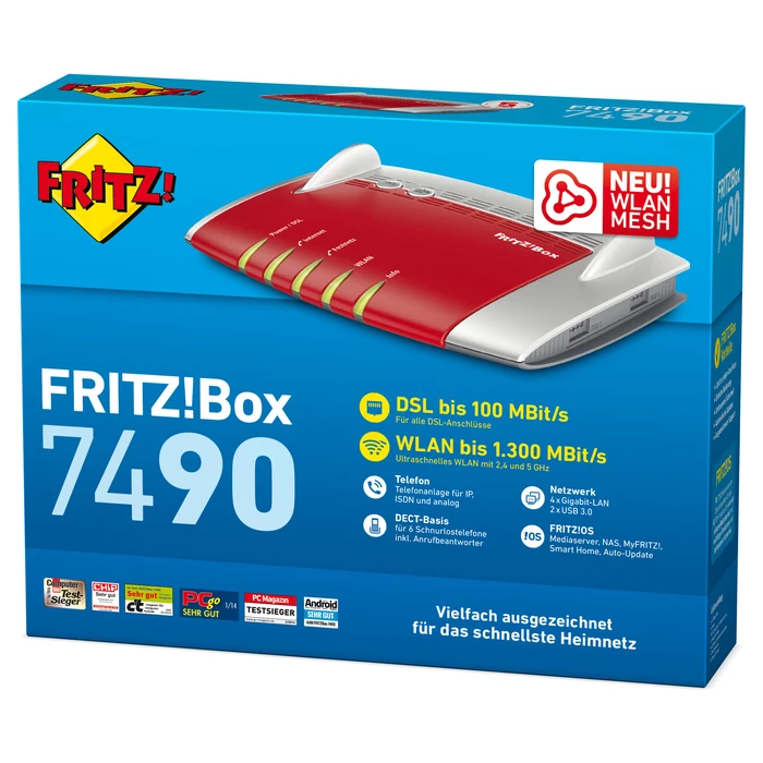 Router AVM FRITZ!Box Fon WLAN 7490 A/VDSL