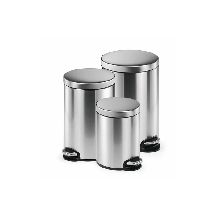Durable Pedal Bin Stainless Steel Round 5 L - Model 340023