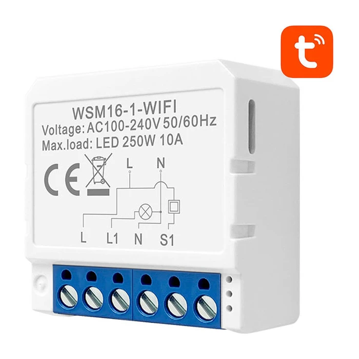 Ενδιάμεσος Διακόπτης Smart WiFi Avatto WSM16-W1 TUYA