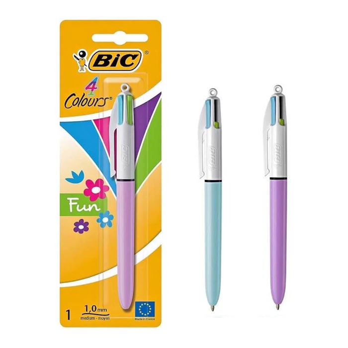 BIC Στυλό Διαρκείας 4 Colours Fun 1mm