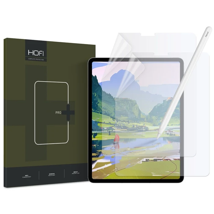 Folia Hofi Paper Pro+ Apple iPad Air 10.9 2020/2022 (4, 5 gen) / iPad Pro 11 2018/2020/2021 (1, 2, 3 gen) / iPad Air 11 2024 (6 gen) Matte Clear [2 PACK]