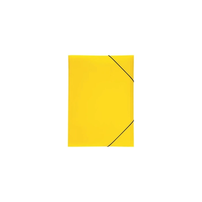 PAGNA Elastic Closure Folder A3 PP, 3 inner flaps, Yellow