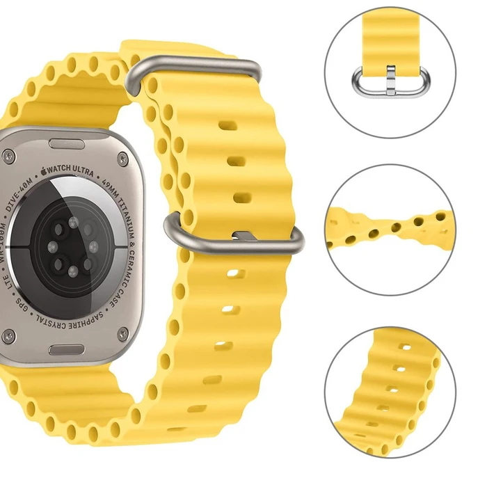 Tech-Protect Iconband Pro Apple Watch 4/5/6/7/SE/8/9/Ultra 44/45/49mm Yellow