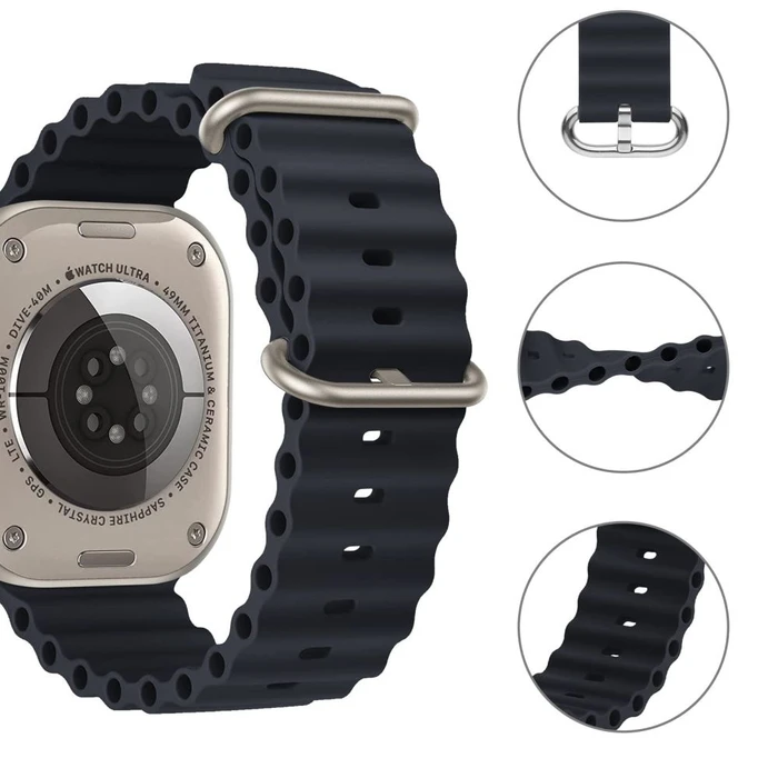 Tech-Protect Iconband Pro Apple Watch 4/5/6/7/SE/8/9/Ultra 44/45/49mm Black