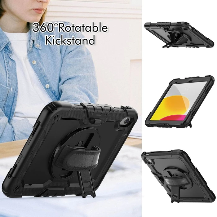 Tech-Protect Solid360 Apple iPad 10.9" 2022 / 11" 2025 Black