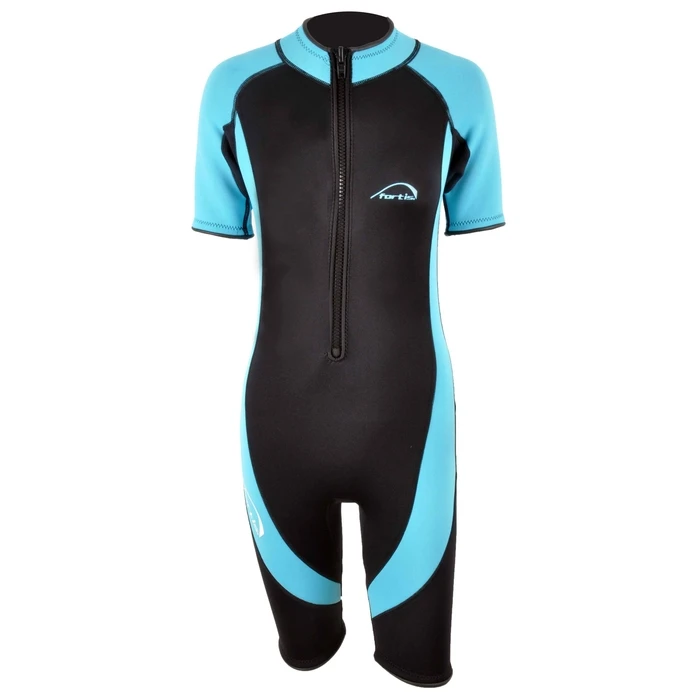 Fortis Kids Monoshort Diving Wetsuit Black-Blue 3mm Size No4 (104-110cm)
