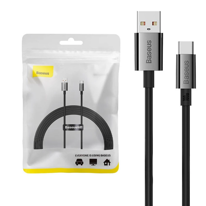 Καλώδιο USB-C to USB-C Baseus Superior 100W 2m (black)