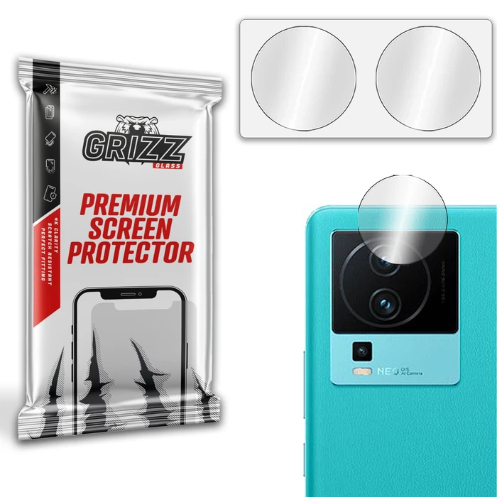 GrizzGlass HybridGlass Camera Vivo IQOO Neo 7