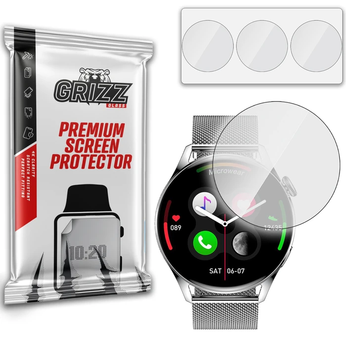 GrizzGlass Hydrofilm Watchmark Wear3