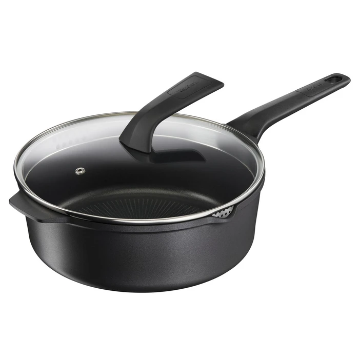 Tefal Pot with Lid Black 2 Pieces