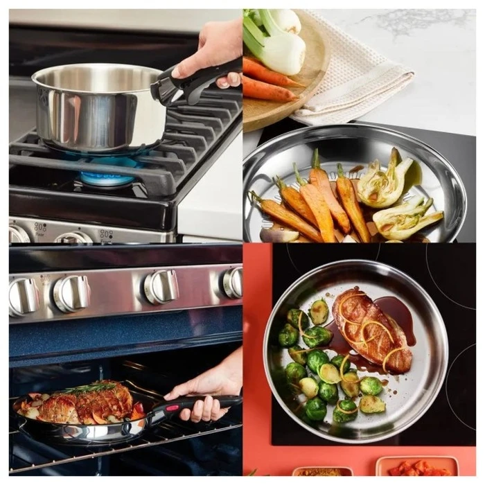 Tefal Ingenio Emotion L897SJ04 20-piece cookware set, silver