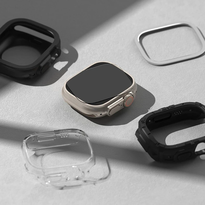 Tempered glass Ringke ID Glass Apple Watch Ultra 1 / 2 / 3 49mm Clear [4 PACK]