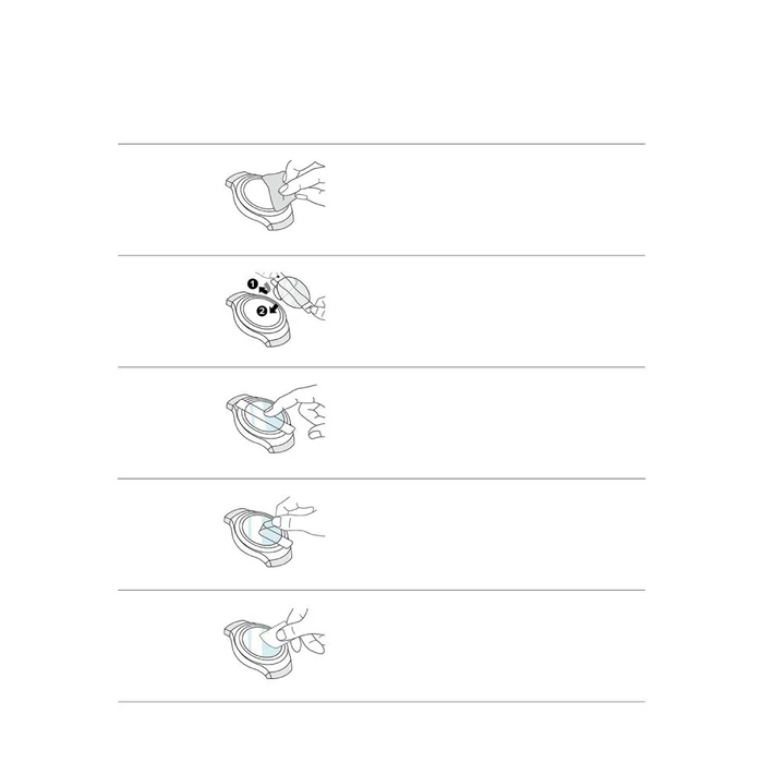 Tempered glass Ringke ID Glass Apple Watch Ultra 1 / 2 / 3 49mm Clear [4 PACK]