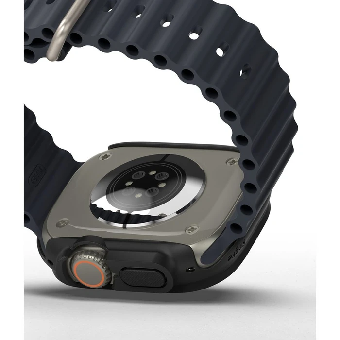 Case Ringke Slim Apple Watch Ultra 1 / 2 / 3 49mm Clear & Matte Black [2 PACK]