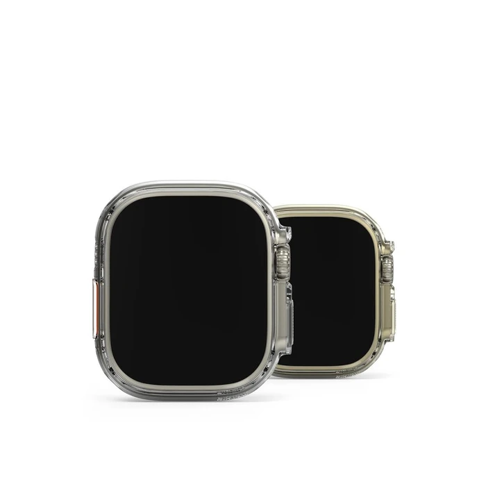 Case Ringke Slim Apple Watch Ultra 1 / 2 / 3 49mm Clear & Titanium Grey [2 PACK]