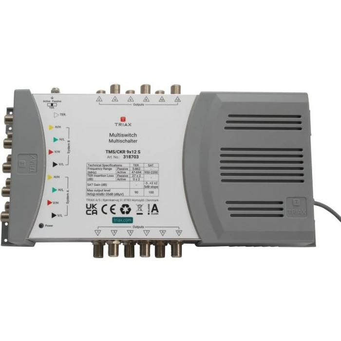 Πολυδιακόπτης Δορυφορικών Triax TMS/CKR 9x12 S