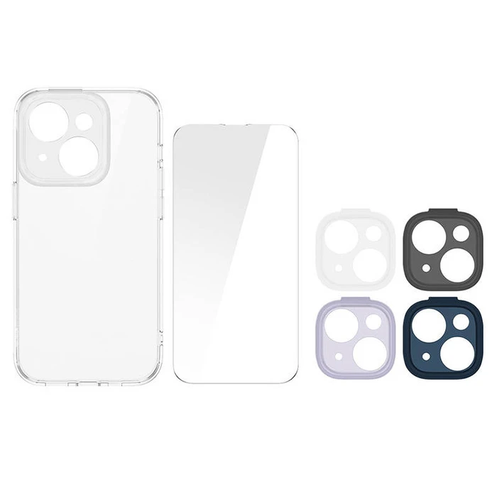 Baseus Illusion Case + Glass + Lens Frame Apple iPhone 14 Plus / 15 Plus 