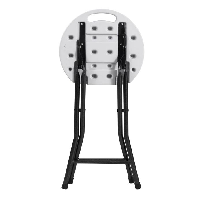 Velco Reinforced Folding Catering Stool - White