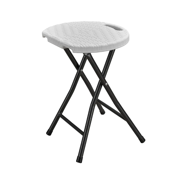 Velco Reinforced Folding Catering Stool - White