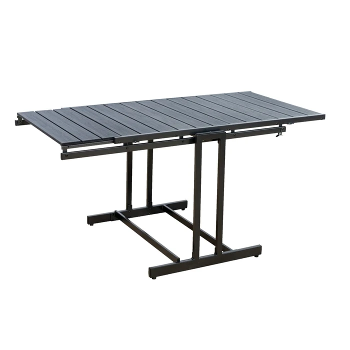 Metal Folding Catering Table - Shelving / Multi-purpose - Brown
