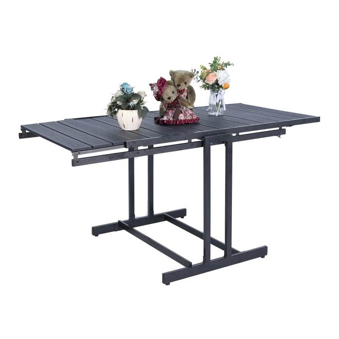 Metal Folding Catering Table - Shelving / Multi-purpose - Brown