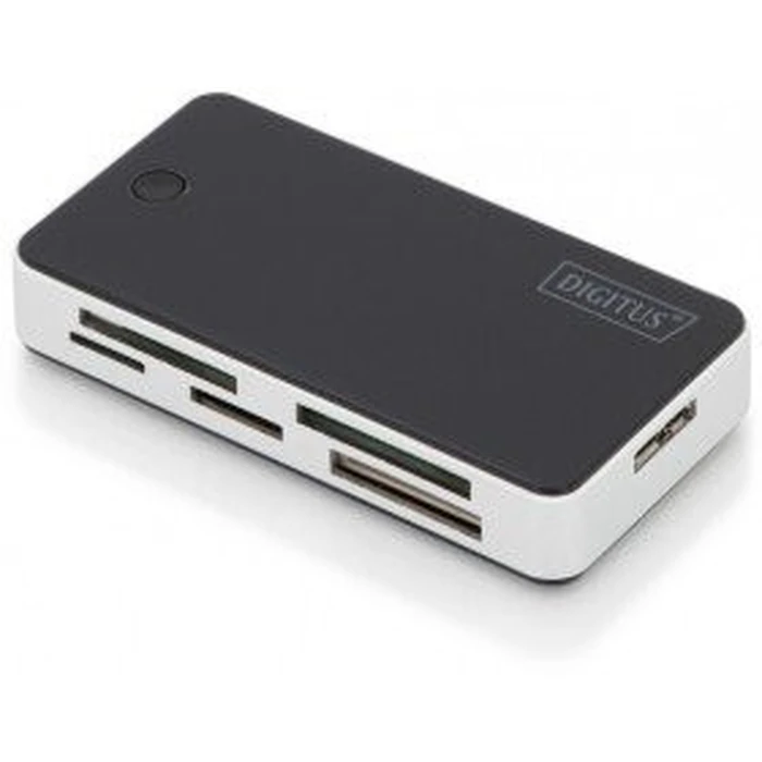 Card Reader Digitus USB 3.0, Black/Silver