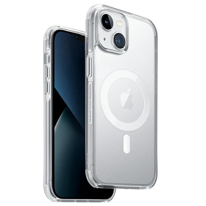 UNIQ Combat Apple iPhone 14 Plus / 15 Plus MagClick Charging dove satin clear