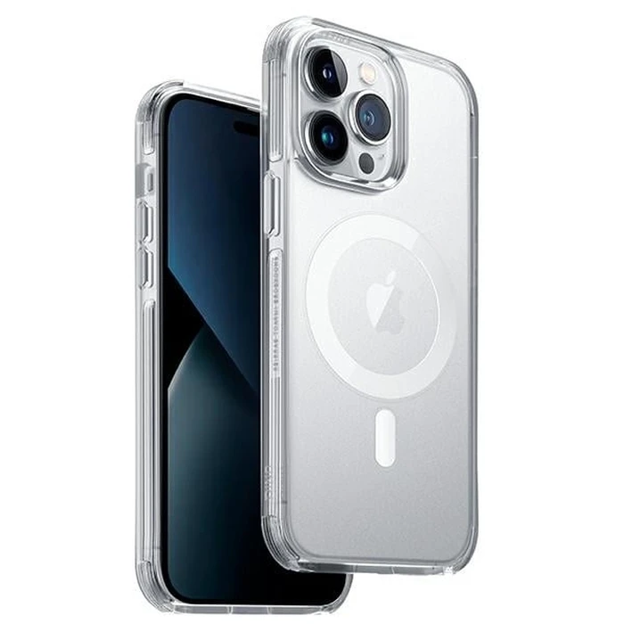 UNIQ Combat Apple iPhone 14 Pro MagClick Charging dove satin clear