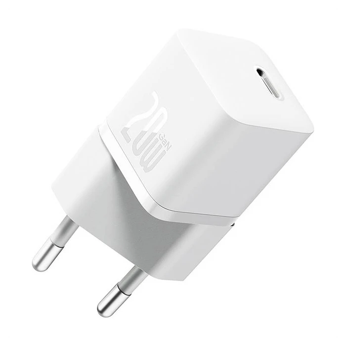 Φορτιστής Πρίζας Mini Baseus GaN5 20W (white)