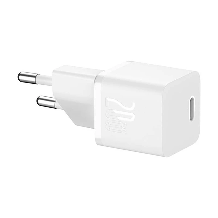 Φορτιστής Πρίζας Mini Baseus GaN5 20W (white)