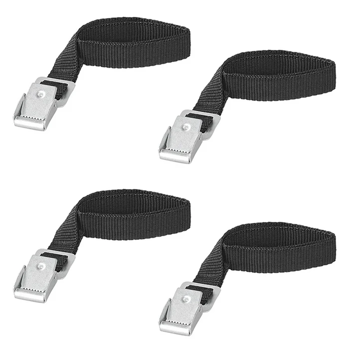 Ιμάντες Πρόσδεσης Proplus 321285 με μεταλλική αγκράφα, 40cm, μαύρο, 4τμχ