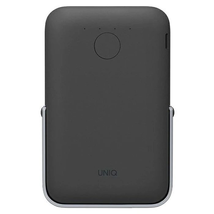 Powerbank UNIQ Hoveo 5000mAh USB-C 20W PD Fast charge Wireless Magnetic charcoal grey
