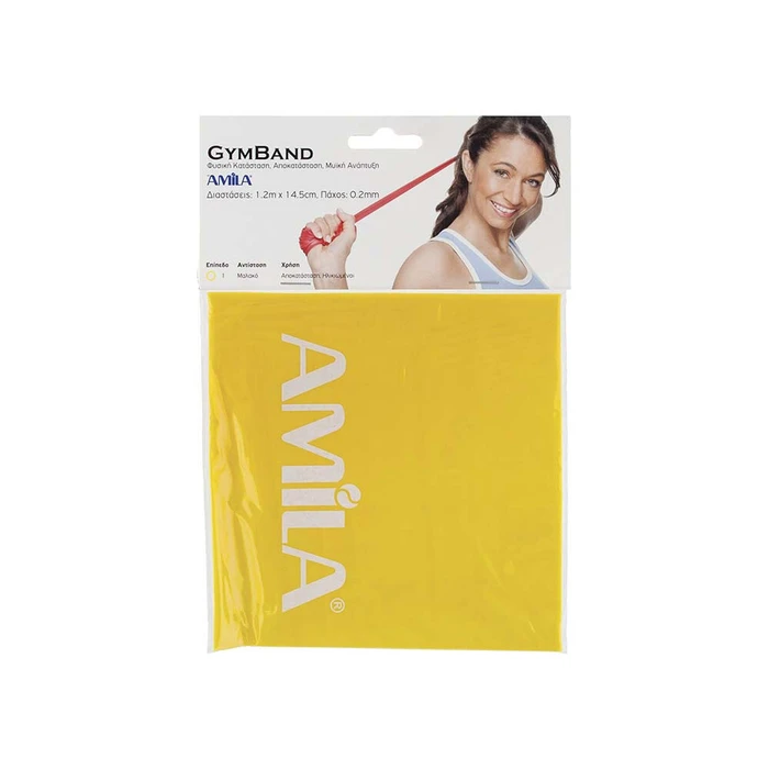 Λάστιχο Ενδυνάμωσης Amila 48180 Gym Band 1,2m Μαλακό
