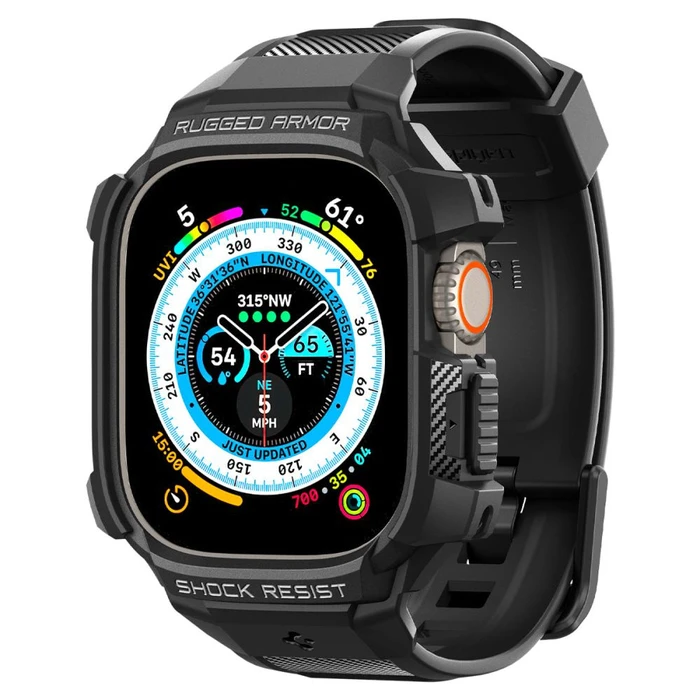 Belt Spigen Rugged Armor Pro Apple Watch Ultra 1 / 2 / 3 49mm Black