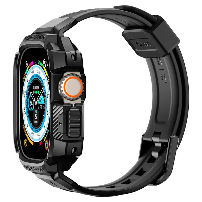 Belt Spigen Rugged Armor Pro Apple Watch Ultra 1 / 2 / 3 49mm Black