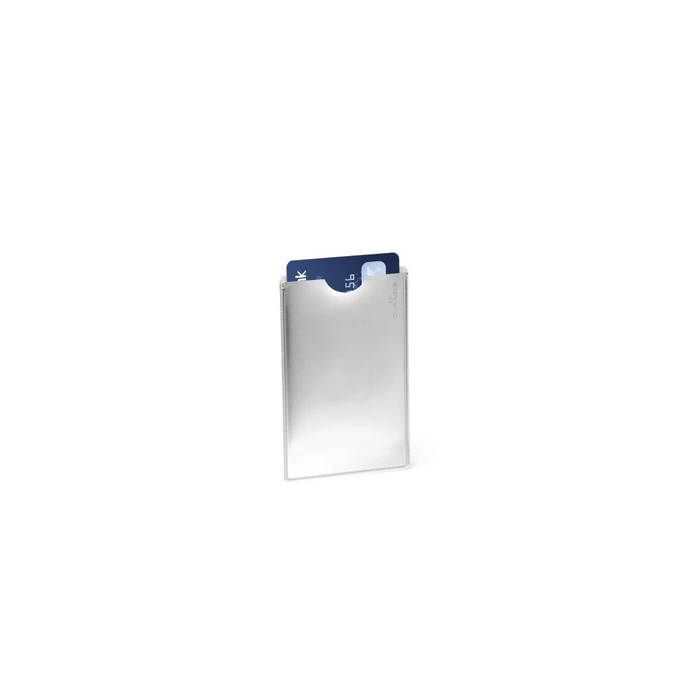 DURABLE Θήκη πιστωτικής κάρτας RFID SECURE 10 τεμ. ασημί