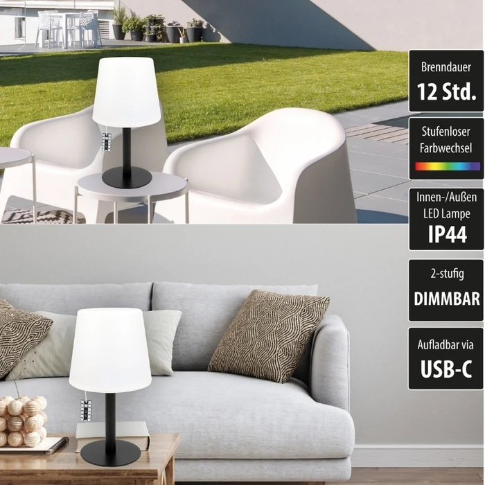 Φωτιστικό Led Επιτραπέζιο AddLiving 3236 Μαύρο