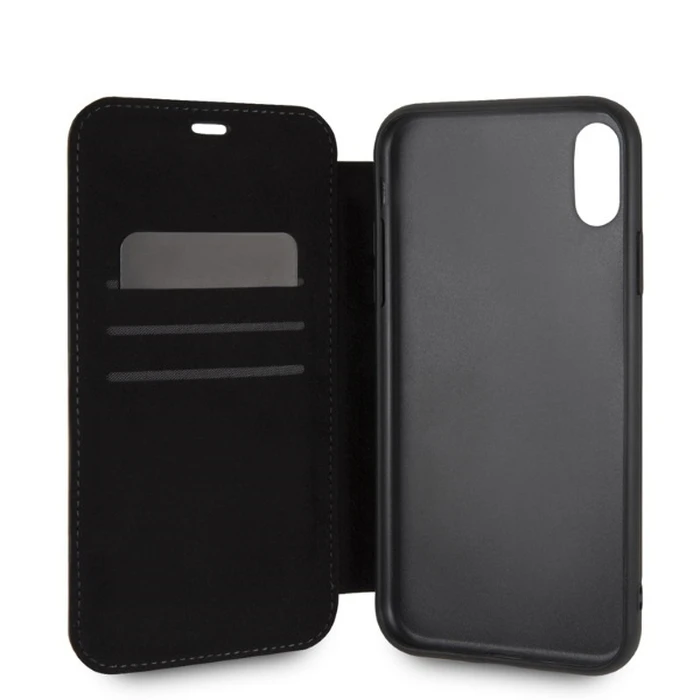 BMW BMFLBKI61LLST Apple iPhone XR book taupe Logo Imprint