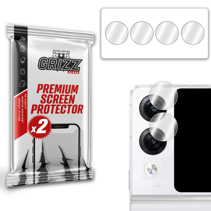 GrizzGlass HybridGlass Camera Oppo Find N2 Flip